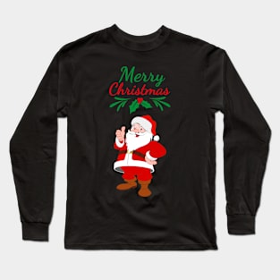 Merry Christmas Santa Long Sleeve T-Shirt